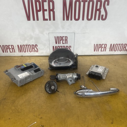 Fiat 500 ecu kit set - key,