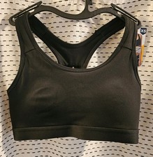 Avia Black Sports Bra Size XS
