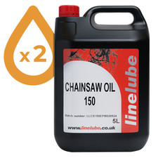 2x 5L Chainsaw Oil 5 Litres