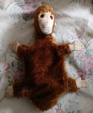 Vintage 25cm monkey hand glove - monkey,