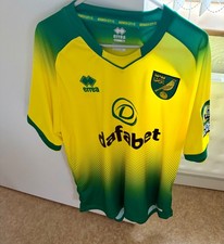 Norwich City football shirts