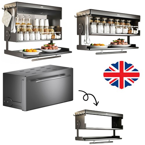 Wall mounted kitchen storage - kitchen,