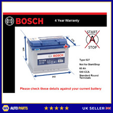 Car Battery S4005 Bosch 027