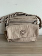 Kipling Zia Medium Crossbody Shoulder Bag In Light Clay Sand New