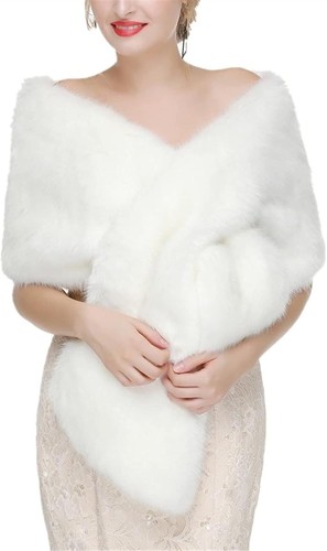 Womens ivory faux fur - womens,