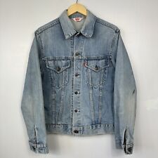 Vintage Levi’s Denim Jacket Orange Tab, Lightwash Blue, Size Mens 40, Small