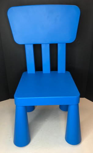 Ikea mammut kids chairs blue - ikea,
