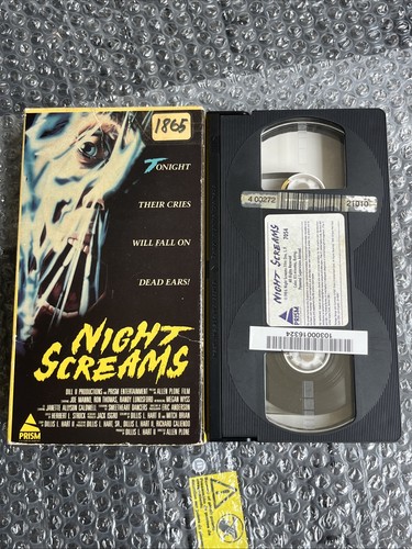Night screams vhs - night,