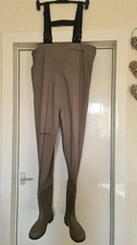 Snowberry Ranger Breathable Bootfoot Chest Waders Size8 Good Condition