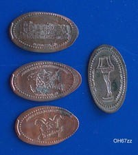 OH67zz- 4 elongated pennies
