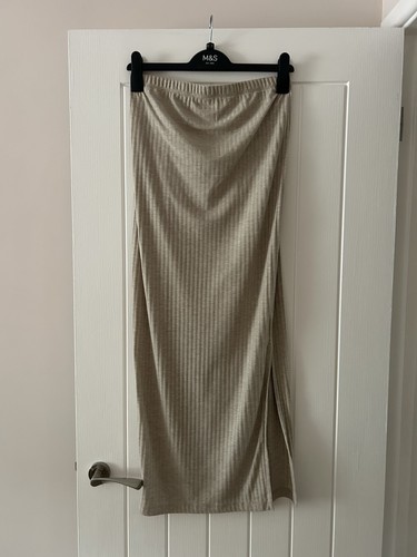 Beige maternity skirt size - beige,