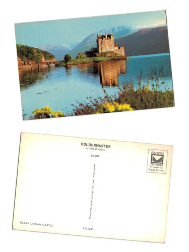 Postcard eilean donan - eilean,