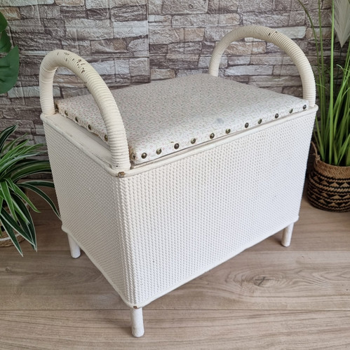 Vintage laundry basket storage - vintage,