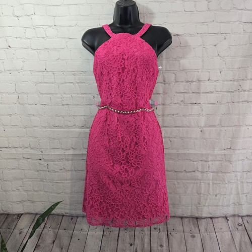 Hannah pink lace - by,