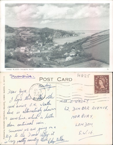 Combe martin looking west - martin,