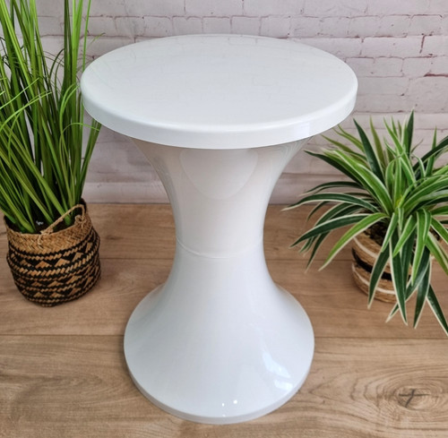 Tam white stool table - tam,