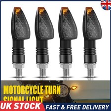 Mini Motorcycle Bullet LED Turn Signal Light Indicators For Honda Sukuzi Yamaha