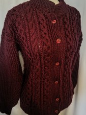 90s Aran Cable Knit Hand