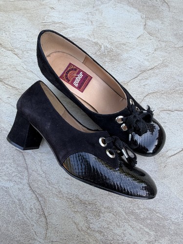 Women vintage black gabor - vintage,