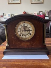 Antique Ansonia Visible Escapement Chiming Mantle Clock in Full Working Order.