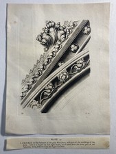 Antique print engraving