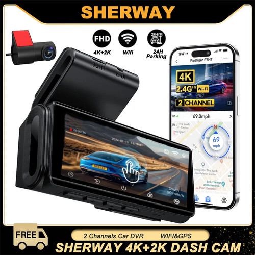 Dash cam front rear car - dash,