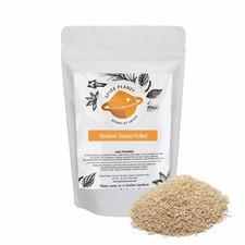 Sesame Seeds Hulled White Premium Quality Free UK P&P by Spice Planet®