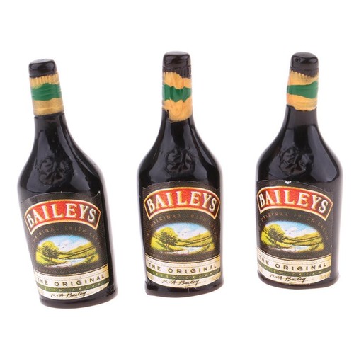 Dollhouse miniature liquor - miniature,