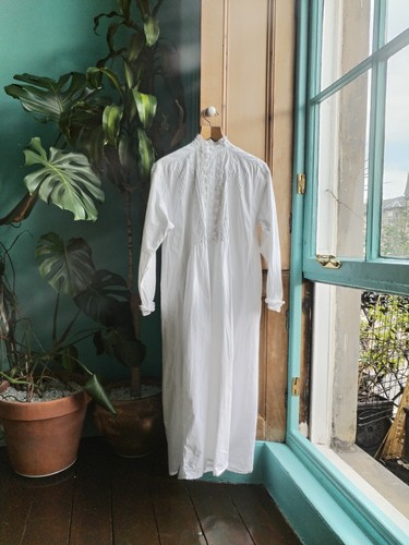 Antique victorian nightgown - victorian,