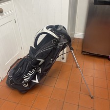 Callaway Hyperlite Lightweight 5-Way Stand Bag – Black,Grey & White  Zips good