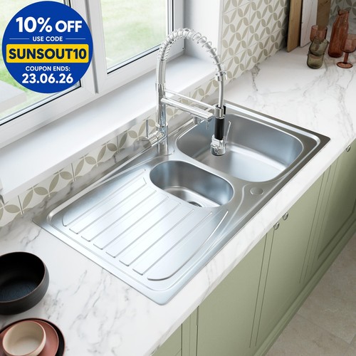 Stainless steel bowl inset - steel,