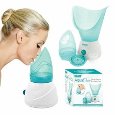 Bauer Professional Facial Spa Face Steamer & Nasal Inhaler Set Aromatherapy Tray