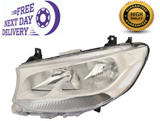 Mercedes Sprinter 2018-2024 Front Headlight Headlamp Chrome Passenger Side Left