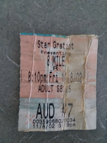 Mile movie ticket - 8,