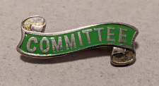 Vintage 1970s Committee Scroll