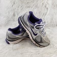 NIKE PEGASUS 27 396040-050 Silver Purple Running Shoes Womens Size 7.5