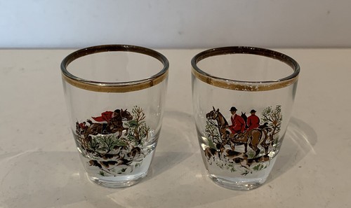 Vintage set shot glasses - vintage, 2