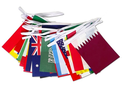 Mixed country bunting - country, 32