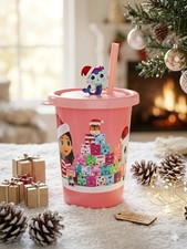 Kids Pink Cup With Lid