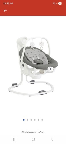 Joie baby swing with toy - swing,