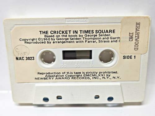Cassette tape only - tape, cricket