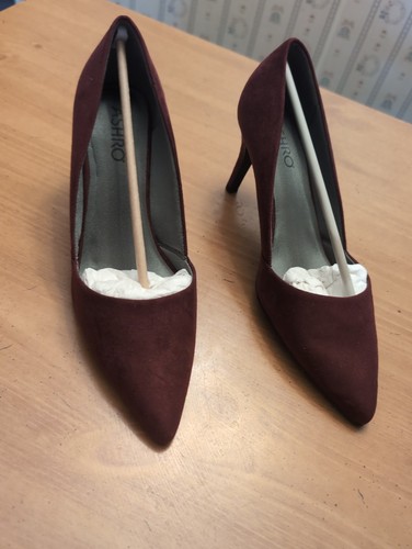 Ashro faux suede pump - faux,
