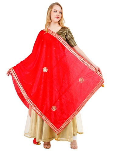 Way2like velvet dupatta gota - dupatta,