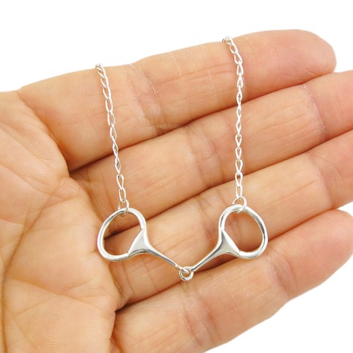 Horsebit necklace 925 sterling - horsebit,