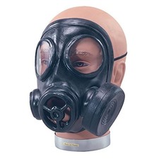 GAS MASK. RUBBER (LATEX) -