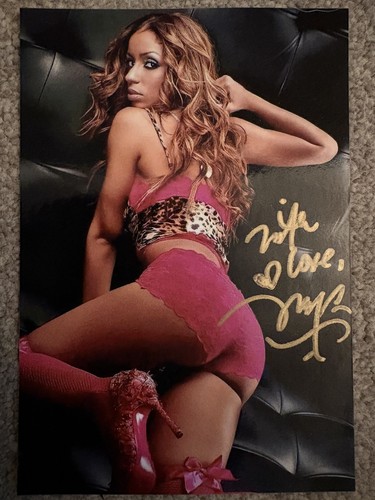 Signed photo mya harrison - mya,