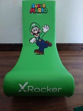 XRocker Gaming Chair Luigi Green Mario Super Nintendo PlayStation