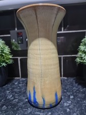 Hillstonia stoneware Drip glazed retro Vase ,in perfect condition, Vintage rare