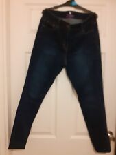 DARK BLUE SKINNY JEANS SIZE 12R FROM TU SAINSBURYS