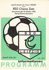 GDR League 80/81 BSG Chemie
